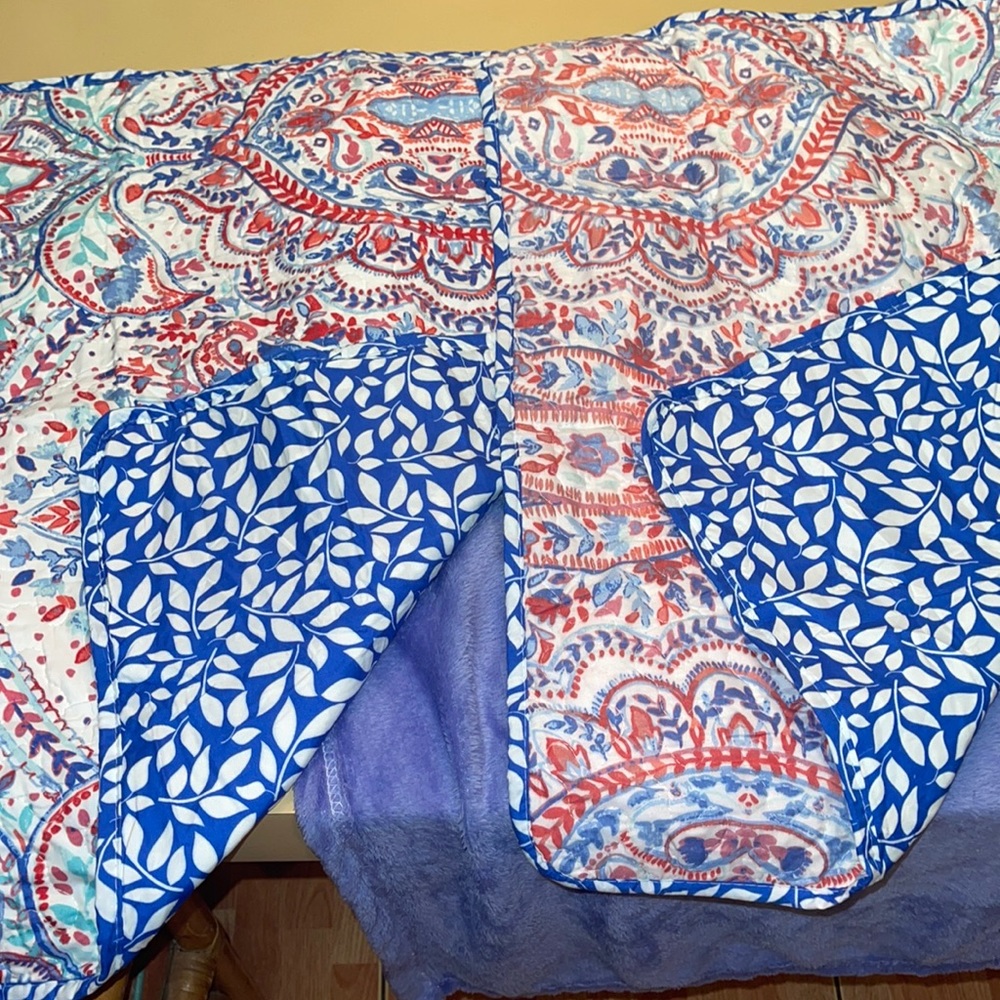 Decorative quilt pillow cases (2)